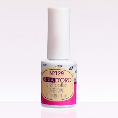 Гель-лак DIA D`ORO Classics Professional NEON №129, 8 мл.