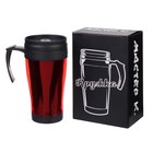Термокружка «Мастер К Визави», 400 мл, 12×17 см, пластик, красная - Фото 2