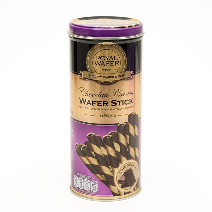 Вафельные трубочки VFOODS "Royal Wafer c шоколадной начинкой", 125 г - Фото 1
