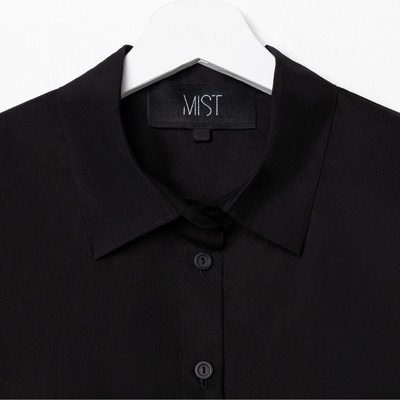 Рубашка женская MIST: Classic Collection, размер 50, чёрная