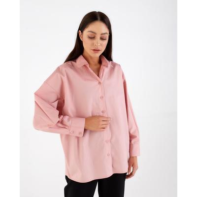 Рубашка женская MIST: Classic Collection, размер 46, розовая