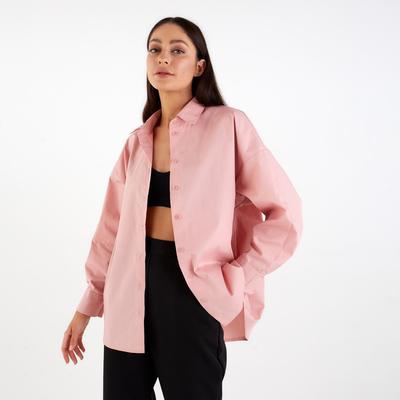 Рубашка женская MIST: Classic Collection, размер 50, розовая