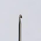 Крючок для вязания, двусторонний, с прорезиненной ручкой, d = 1/2 мм, 13,5 см - Фото 3