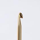 Крючок для вязания, двусторонний, с прорезиненной ручкой, d = 3/4 мм, 13,5 см - Фото 3