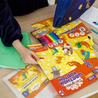 Набор первоклассника, 40 предметов, Calligrata «Цифры монстры», в папке - Фото 5