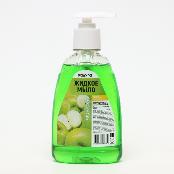 

Жидкое мыло «Радуга» яблоко, с дозатором, 300 мл