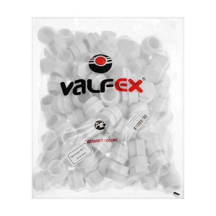 Заглушка полипропиленовая VALFEX, резьбовая, d=32 мм х 1", белая - фото 18540687 Заглушка полипропиленовая VALFEX, резьбовая, d=32 мм х 1", белая - фото 18540687