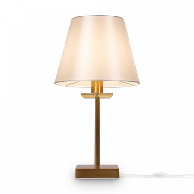 Настольная лампа Forte, 1x40Вт E14, цвет золото