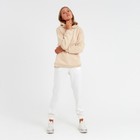 Брюки женские MINAKU: Casual collection цвет экрю, р-р 44 - Фото 1