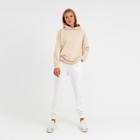 Брюки женские MINAKU: Casual collection цвет экрю, р-р 48 - Фото 4