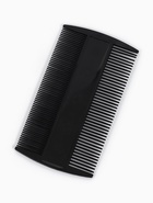 Расчёска двусторонняя, 9×5(±1) см, чёрная - Фото 1