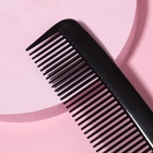Расчёска комбинированная, 22×4.5(±1) см, чёрная - Фото 2