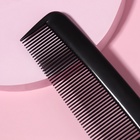Расчёска комбинированная, 22×4.5(±1) см, чёрная - Фото 3