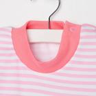 Футболка детская, цвет розовый/микс, рост 74 см - Фото 2