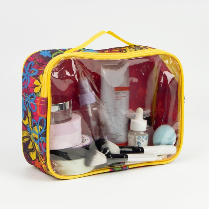 Косметичка на молнии, цвет разноцветный 22317