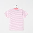 Футболка детская, цвет розовый/микс, рост 86 см - Фото 3