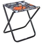 Стул складной Nika, 35 х 30 х 37 см, принт с камнями и кленовыми листьями - Фото 5