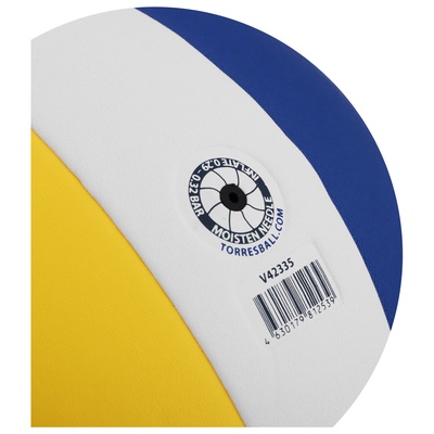 Волейбольный мяч TORRES BM1200, V42335, р.5, клееный, 18 панелей, microfiber PU
