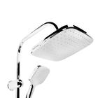 УЦЕНКА Душевая система ZEIN Z1004, тропическая и ручная лейка, шланги, стойка, мыльница - Фото 2