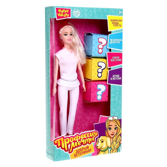 Кукла-модель шарнирная «Профессия мечты. Добрый ветеринар», с аксессуарами 49685