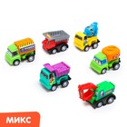 Набор инерционных машин «Стройка» в сумке, 6 штук, МИКС - Фото 4