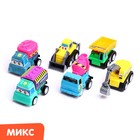 Набор инерционных машин «Стройка» в сумке, 6 штук, МИКС - Фото 7