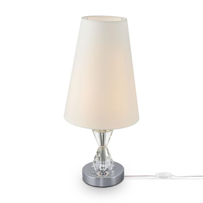 Настольная лампа Florero, 1x40Вт E27, цвет хром - Фото 1