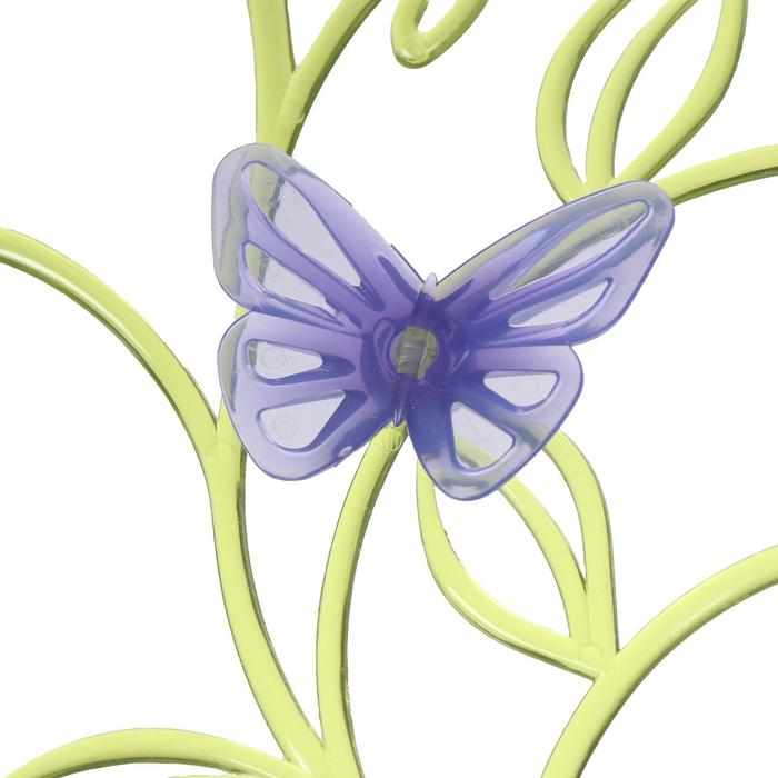 Шпалера, 37 × 19 × 0.5 см, пластик, цвет МИКС, «Бабочка на ветке», Greengo - фото 1905776121