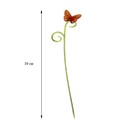 Поддержка для орхидей, h = 39 см, пластик, цвет МИКС, «Бабочка» - фото 318511054