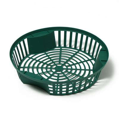 Корзинка для луковичных, круглая, d = 27 см, h = 6, зелёная, Greengo