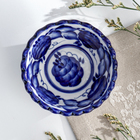 Розетка под варенье гжель «Орнамент», бело-синий, керамика - Фото 5