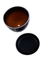 Горшок цветочный «Иллюзия» 1.65 л, чёрный - фото 60791692