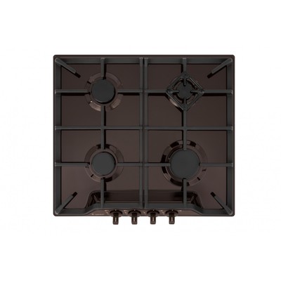 Варочная поверхность Gefest ПВГ 1212К7, газовая, 4 конфорки, коричневая