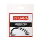 Крючки офсетные YUGANA Wide range worm, № 3/0, 3 шт. - фото 9240705