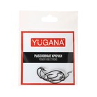 Крючки офсетные YUGANA Wide range worm, № 6, 5 шт. - фото 2766218