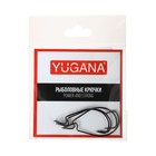 Крючки офсетные YUGANA Wide range worm big eye, № 1, 4 шт. - фото 9240719