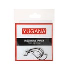 Крючки офсетные YUGANA Wide range worm big eye, № 6, 4 шт. - фото 2766226