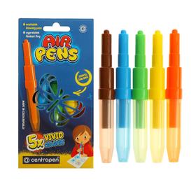 Фломастеры - блопены 5 цветов Centropen 1500/05 AirPens Vivid Colours 6253176