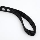 Поводок капроновый с латексной нитью, 2 м х 2,5 см, чёрный - фото 42730788