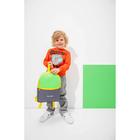 Рюкзак детский на молнии TEXTURA, цвет серый/зелёный - фото 11819473