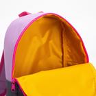 Рюкзак на молнии TEXTURA, цвет лаванда/серый - Фото 4