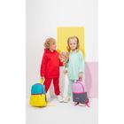 Рюкзак на молнии TEXTURA, цвет лаванда/серый - Фото 5