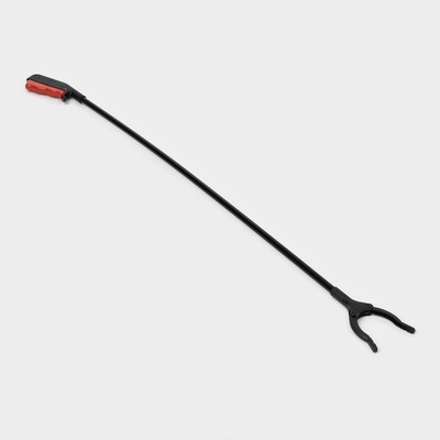 Захват для мусора, 9×96 см, пластиковые держатели, чёрный