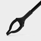 Захват для мусора, 9×96 см, пластиковые держатели, чёрный - Фото 4