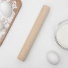 Скалка для теста Доляна, 24×3 см, дерево берёза - Фото 1