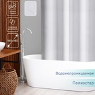 Штора для ванны Доляна «Орион», 180×180 см, цвет белый - фото 295158982