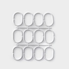 Штора для ванной Доляна «Орион», 180×180 см, белая - Фото 4