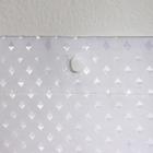 Штора для ванной Доляна «Орион», 180×180 см, белая - Фото 3