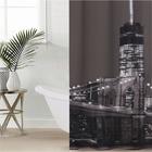 Штора для ванны Доляна «Манхэттен», с люверсами, 180×180 см, полиэстер 6912496