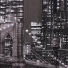 Штора для ванны Доляна «Манхэттен», с люверсами, 180×180 см, полиэстер 6912496